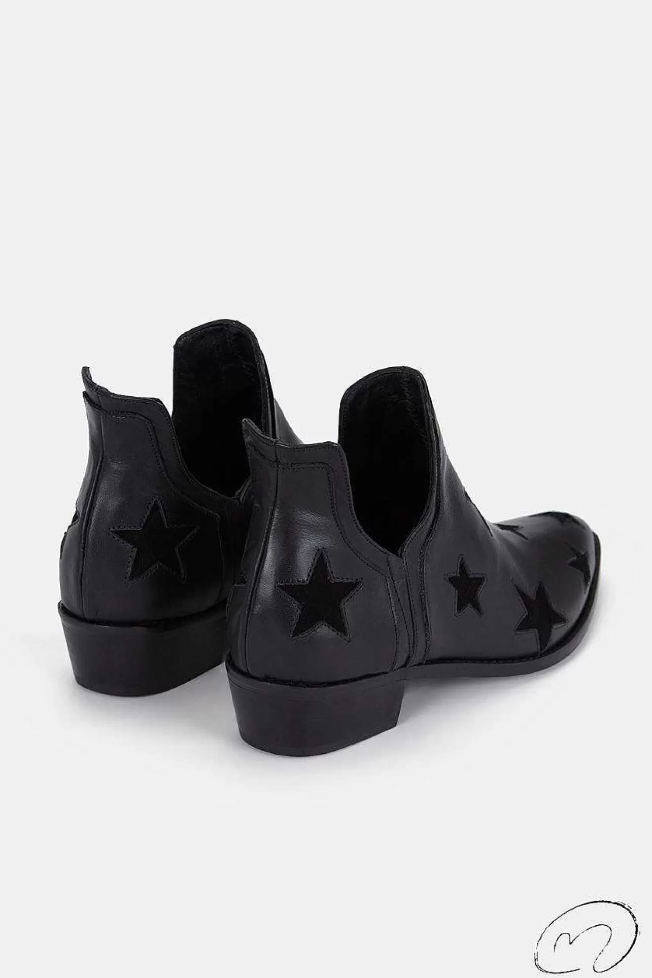 Star Boots Negras 4Cm Pm-MICUIR Best